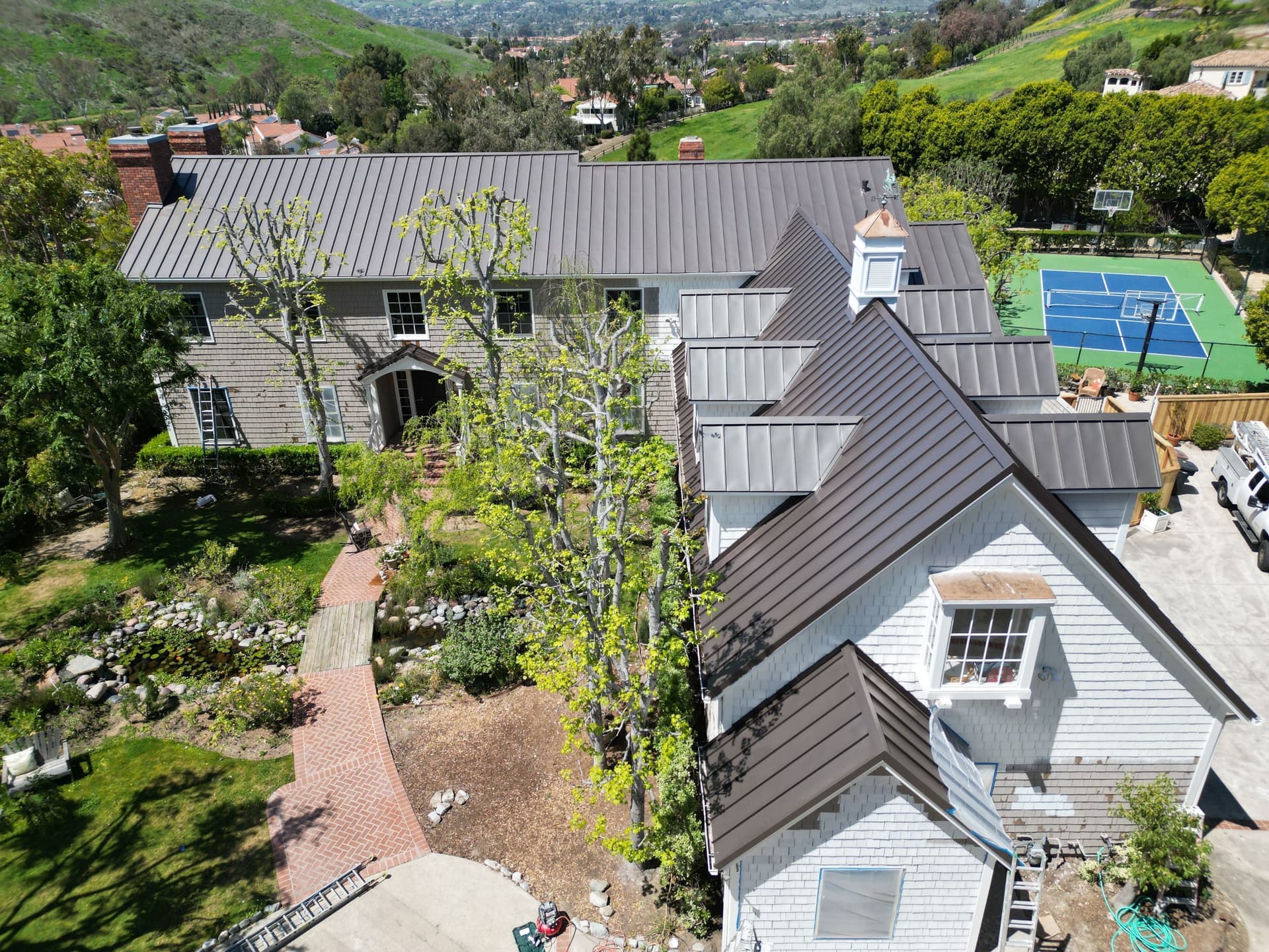 Standing-Seam Metal Roof (Vintage color) installation in San Juan Capistrano image