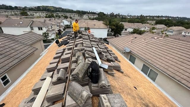 Gallery photos for Tile Relaying and Underlayment Installation in Aliso Viejo: Image #1
