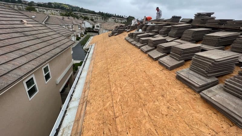 Gallery photos for Tile Relaying and Underlayment Installation in Aliso Viejo: Image #2