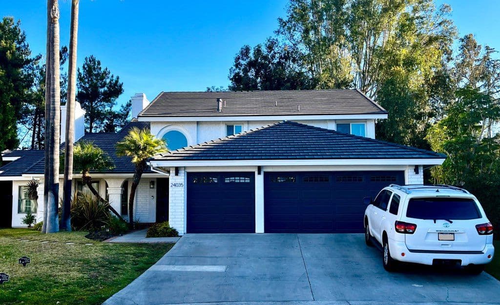 Roof Transformation with Dark Flat Tiles image