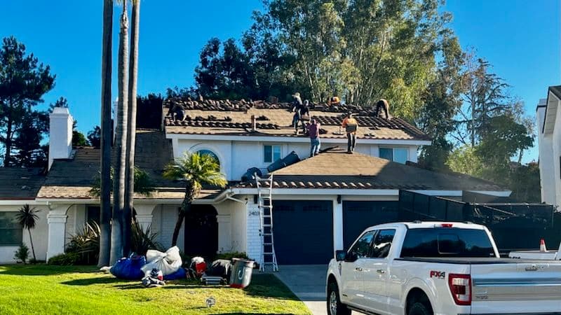 Gallery photos for Roof Transformation with Dark Flat Tiles: Image #1